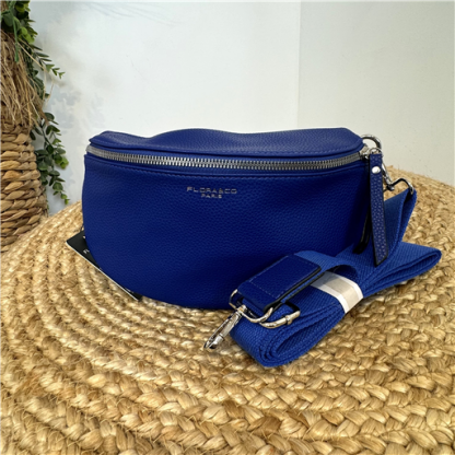 P476- Sac Banane Flora&Co (bleu royal)