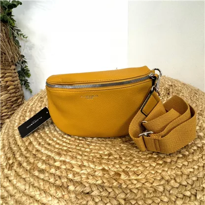 P476- Sac Banane Flora&Co (moutarde)