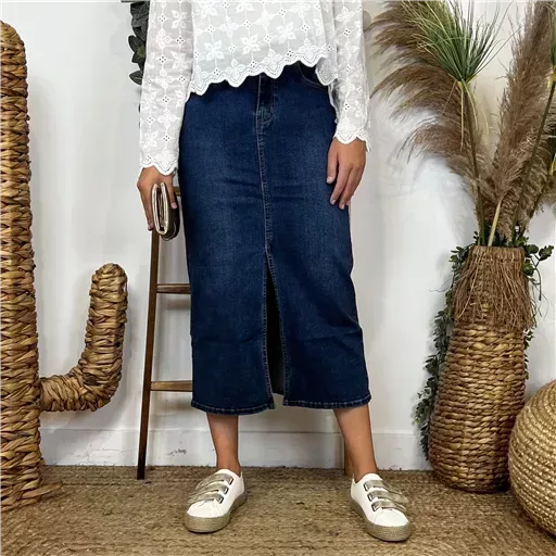 Jupe Midi Jean Used Femme Kiabi Outlet Jupe En Jean Femme Kiabi