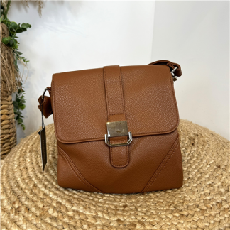 P508-Grand Sac Flora & Co à rabat (camel)