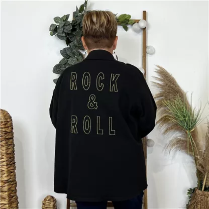 K863- Veste Rock&Roll 🇮🇹 (noir)