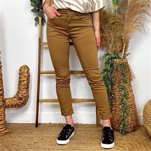 O138- Jean 7/8ème Voggo (T34-T44) (camel) – Image 3