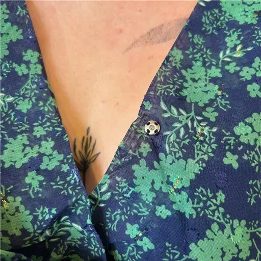 K821- Robe fluide Maëlle (T40-T48) (vert) – Image 6