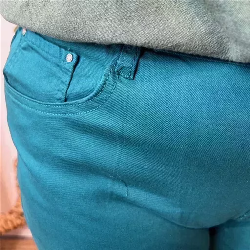 O148- Jean Slim Voggo (bleu canard) – Image 5