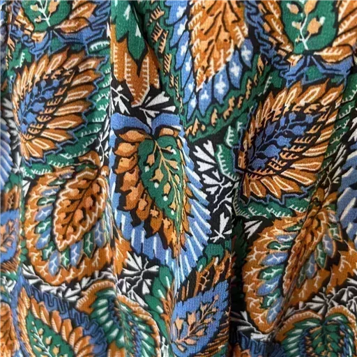 K607- Robe Maëlle marbrée (T40-T48) (vert émeraude) – Image 5