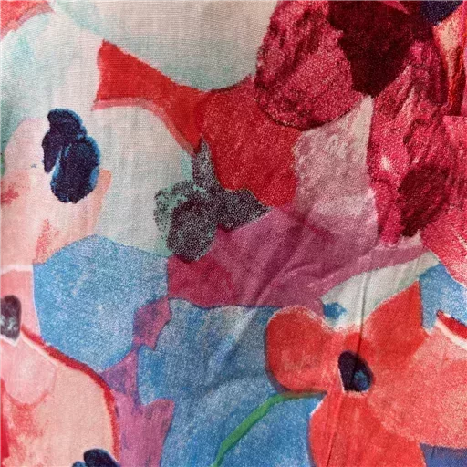 Z759- Blouse Christy "Peinture" (T44-T52) (rouge) – Image 8