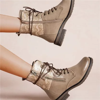 R440- Bottines bi-matière (T36-T42) (taupe)