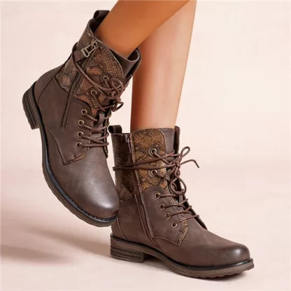 R440- Bottines bi-matière (T36-T42) (marron)