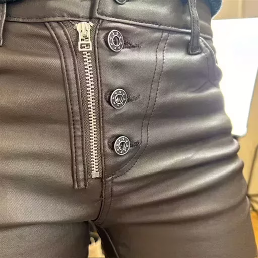 P068- Jean Enduit Melly&Co fourré (T34-T42) (marron) – Image 6