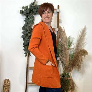 K728- Gilet Mi-long (Tu) 🇮🇹 (orange)