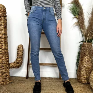 O160- Jean coupe Slim (T36-T44) (denim clair)