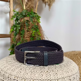 V697- Ceinture élastiquée (gris)