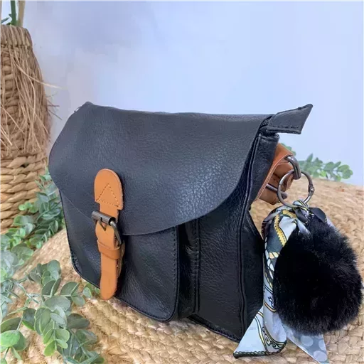 P403- Sac Flora and Co (noir) – Image 5