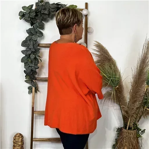 Z125- Pull loose Crop-Top (Gt) 🇮🇹 (orange) – Image 4