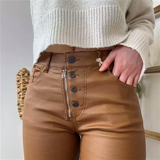 P083- Jean Enduit Melly&Co (T34-T42) (camel) – Image 3