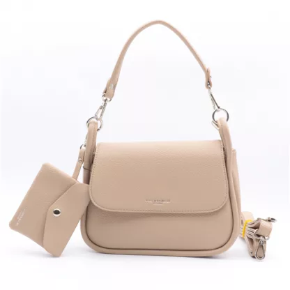 P438- Sac Rabat & Pochette (beige)