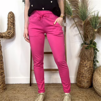L810- Jogg 2 poches zippées 🇮🇹 (fuchsia)