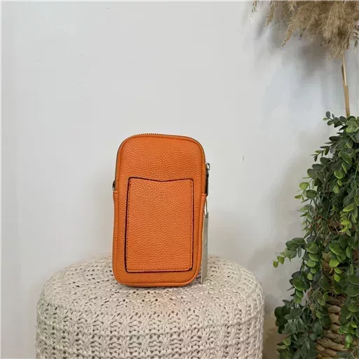 P420- Pochette Téléphone Flora & Co (orange) – Image 6