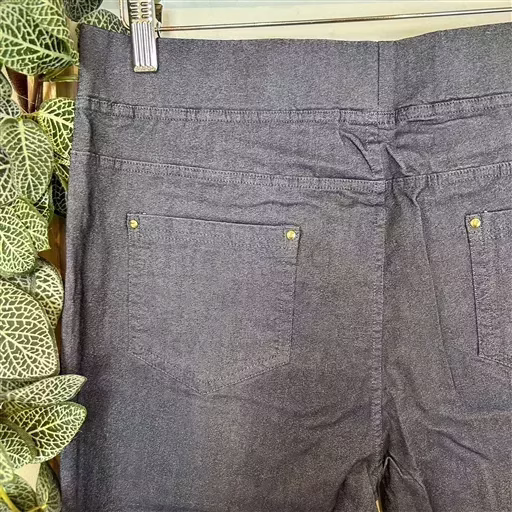 R281- Pantacourt Christy (T42-T52) (denim foncé) – Image 7