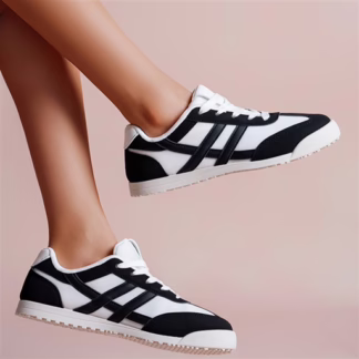 R431- Tennis Basse dentelle (T36-T41) (noir)