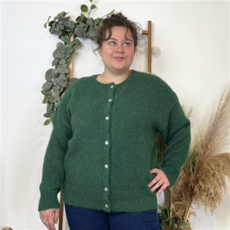 K583- Gilet Classique "Maëlle" (Gt) (vert émeraude)