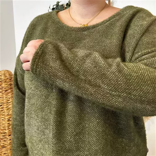 Z579. Pull uni (GT) 🇮🇹 (kaki) – Image 5