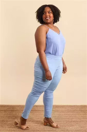 R273- Tregging Christy (T42-T52) (bleu ciel) – Image 4