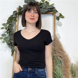 K999- T-Shirt Coline (T36-T44) (noir)