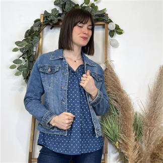 K482- Veste Jean Voggo (T36-T44) (denim)