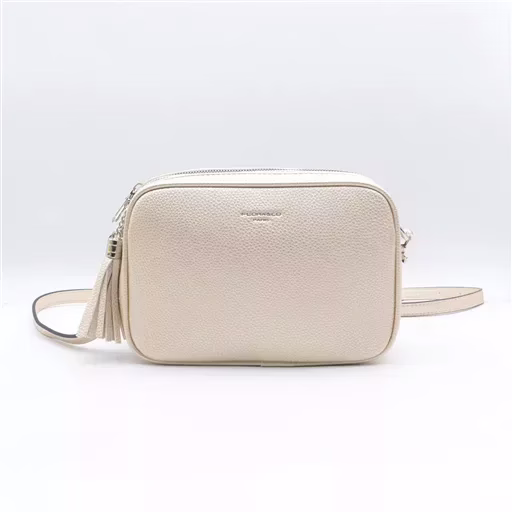 P428- Sac Flora & Co 2 Zips (ecru) – Image 2