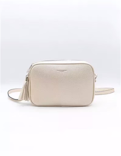 P428- Sac Flora & Co 2 Zips (ecru) – Image 5