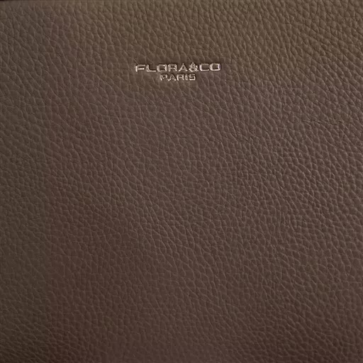 P428- Sac Flora & Co 2 Zips (taupe) – Image 4