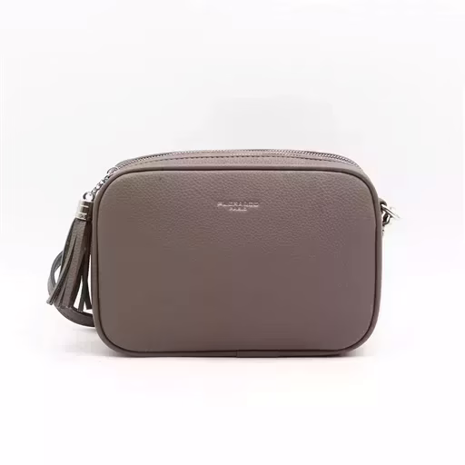 P428- Sac Flora & Co 2 Zips (taupe) – Image 2