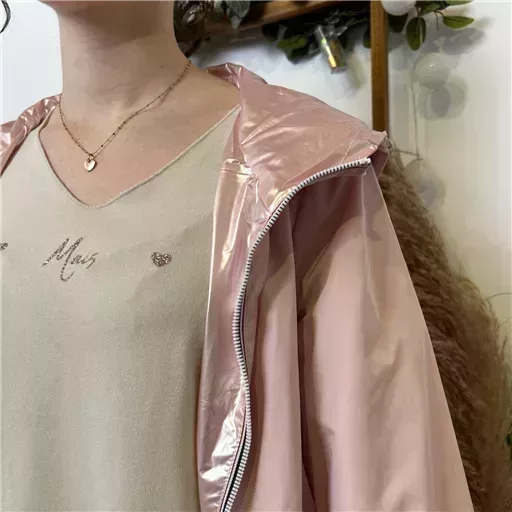 K029- Imper réversible (T36-T42) (rose pâle) – Image 14