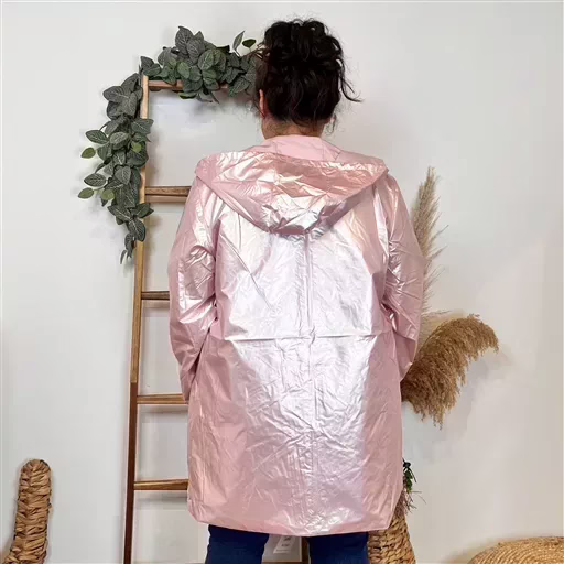 K018- Imper réversible (T42-T50) (rose pâle) – Image 8