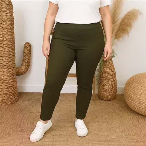 R273- Tregging Christy (T42-T52) (kaki) – Image 2