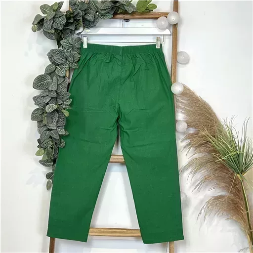 T581- Pantacourt stretch uni JST (T38-T52) (vert brésil) – Image 6