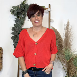 Gilet court (TU) (rouge)