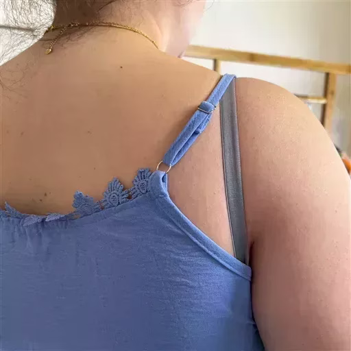 Z142- Débardeur Christy (T44-T52) (bleu ciel) – Image 7