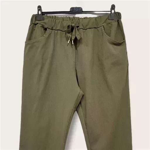 Z149- Pantalon stretch C'Mélodie 🇮🇹 (kaki) – Image 7