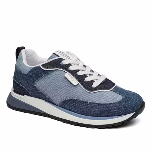 R401- Sneakers crantées Moow ( T36-T41) (denim) – Image 3