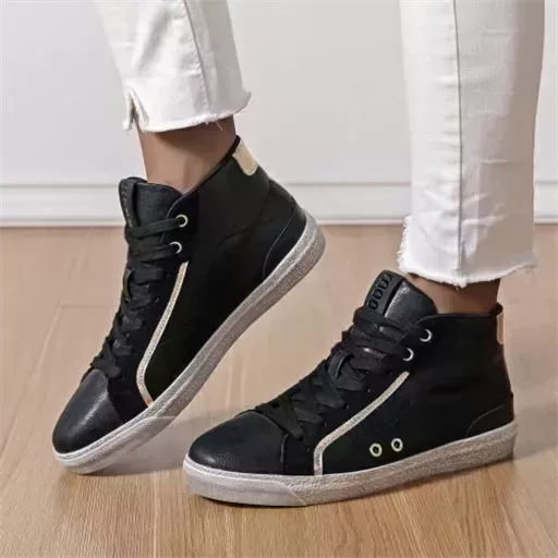 R419- Sneakers Montante Moow (T36-T41) (noir)