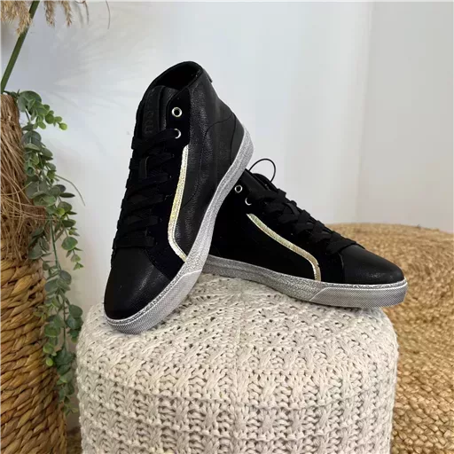 R419- Sneakers Montante Moow (T36-T41) (noir) – Image 3