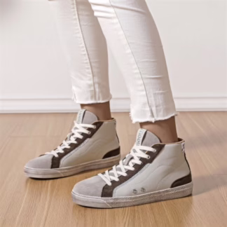 R419- Sneakers Montante Moow (T36-T41) (gris)