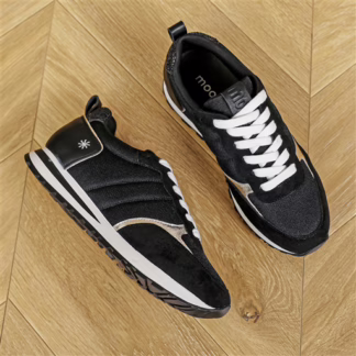 R402- Sneakers Moow "Grande Pointure" (T40-T43) (noir)
