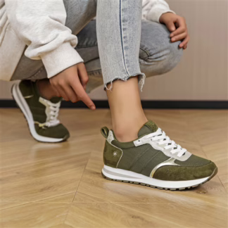 Sneakers Moow tricolore (T36-T41) (kaki)