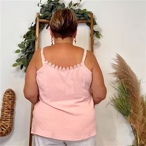 Z142- Débardeur Christy (T44-T52) (rose) – Image 5