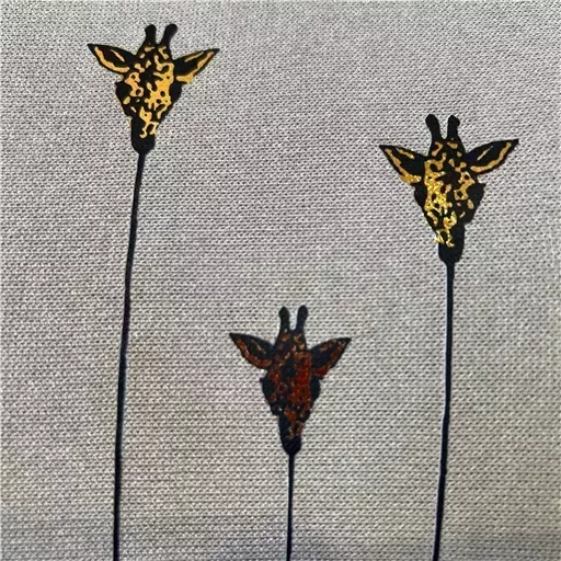 Z145- T-Shirt Girafes (Gt) 🇮🇹 (taupe) – Image 7