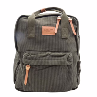 P396- Sac à dos "Velour" Flora & Co (kaki)