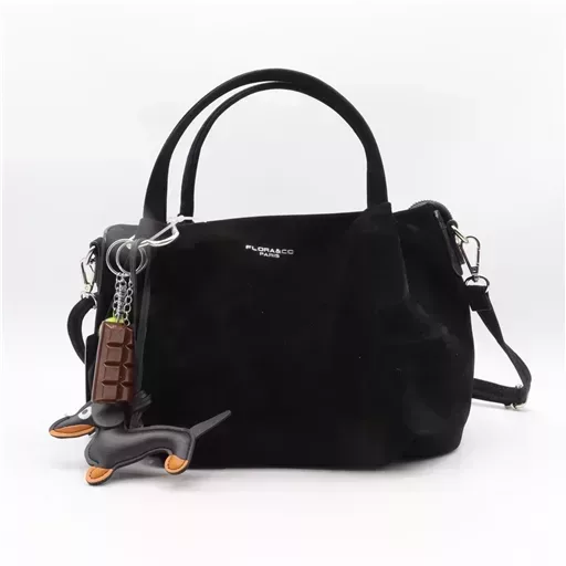 P395- Sac bourse & Bijou de sac (noir)